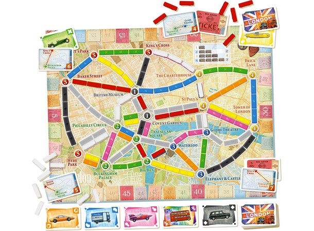 Ticket To Ride London Brädspel 