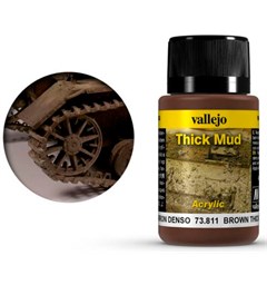 Vallejo Mud Thick Mud Brown - 40ml