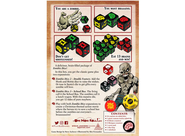 Zombie Dice Horde Edition Tärningsspel 