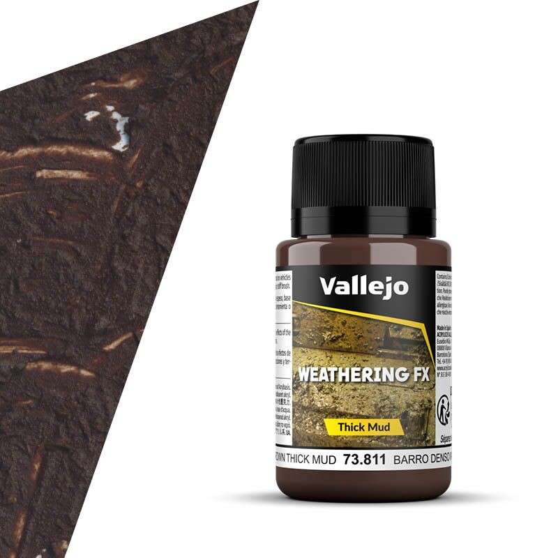 Vallejo Mud Thick Mud Brown - 40ml