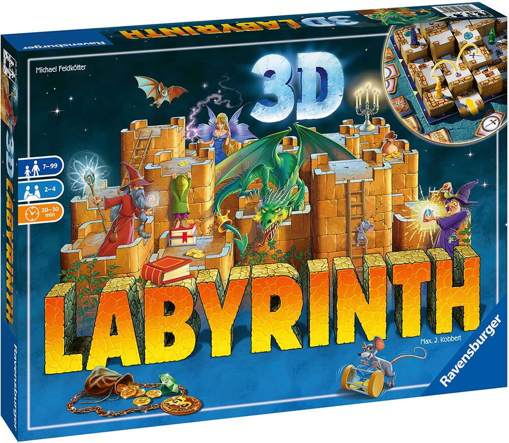 Labyrinth 3D Brädspel Svensk utgåva