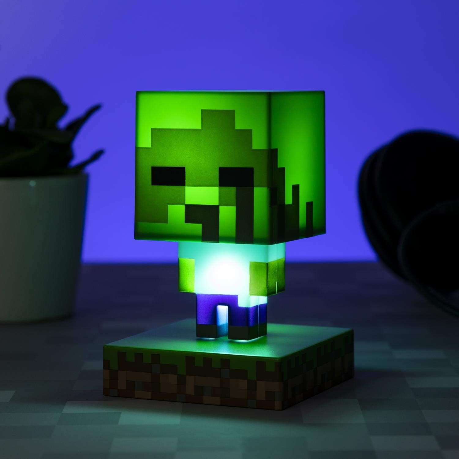 Minecraft Zombie Lampa - 8 cm