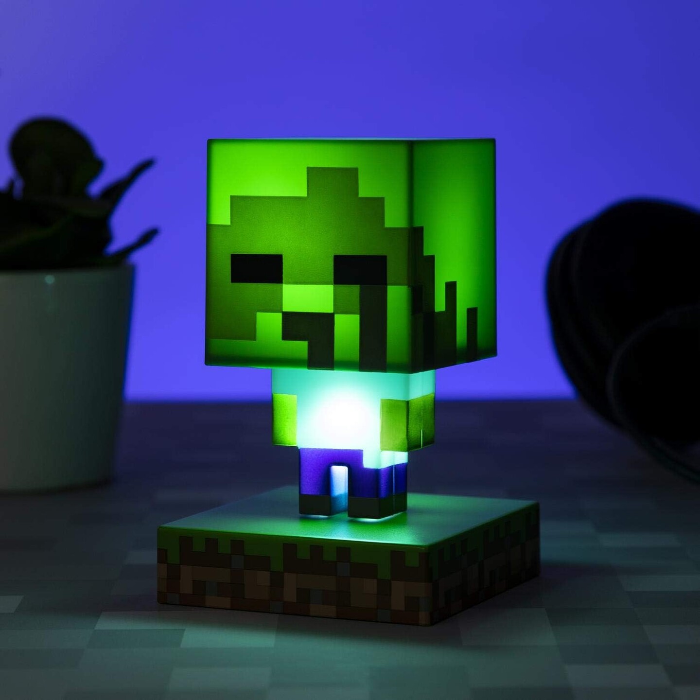 Minecraft Zombie Lampa - 8 cm