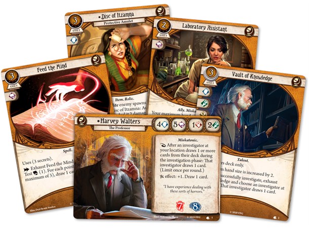 Arkham Horror TCG Harvey Walters Exp Investigator Starter Pack 