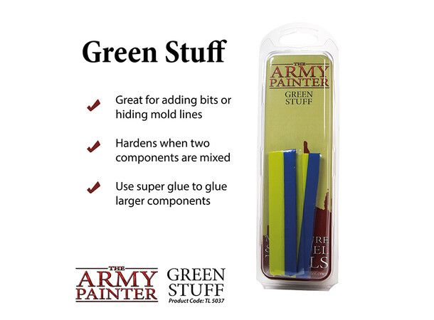 Army Painter Green Stuff 2X10 cm 