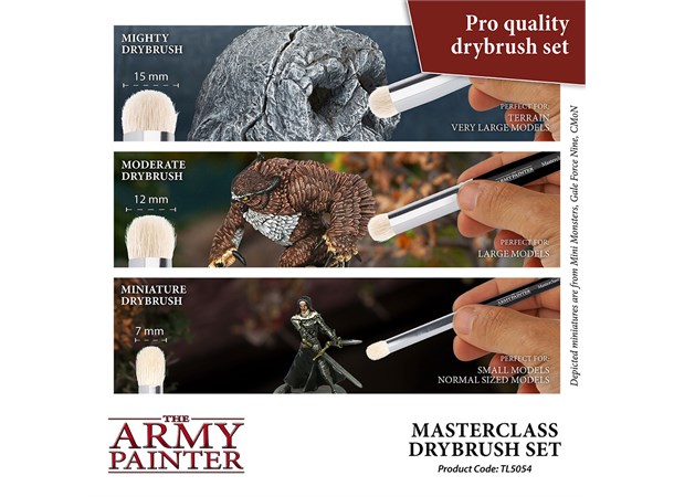 Army Painter Masterclass Drybrush Set 