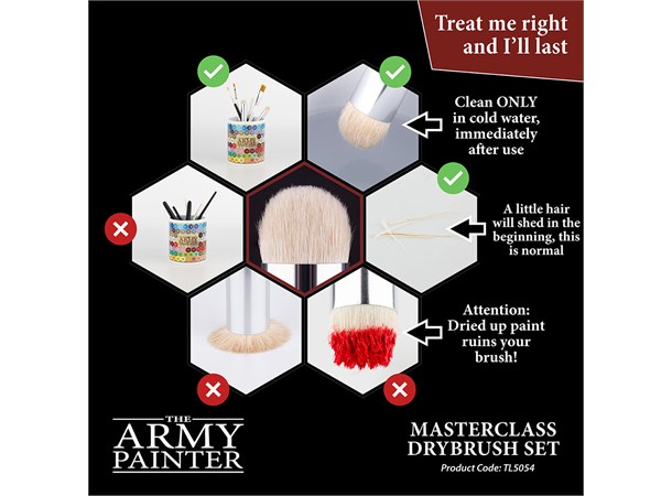 Army Painter Masterclass Drybrush Set 