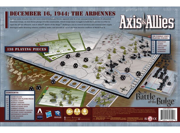 Axis & Allies Battle of the Bulge Brettspill 