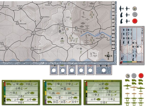 Axis & Allies Battle of the Bulge Brettspill 