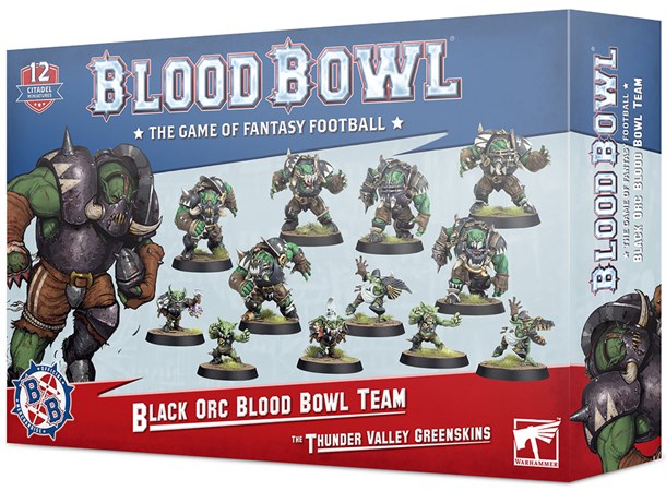 Blood Bowl Team Black Orc The Thunder Valley Greenskins 