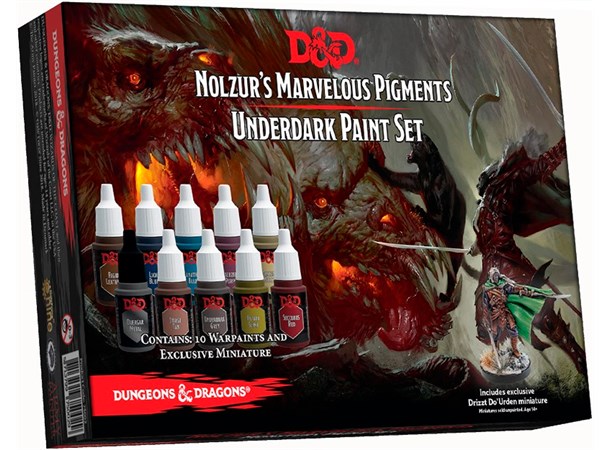 D&D Army Painter Underdark Paint Set 10 färger Nolzur's Marvelous Pigments 