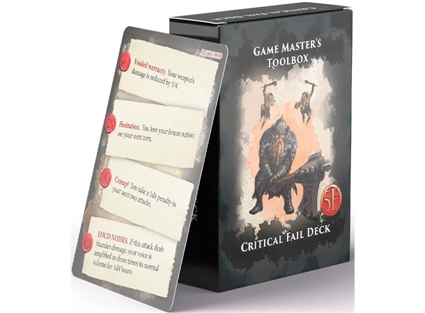 D&D Critical Fail Deck Dungeons & Dragons - 52 kort 