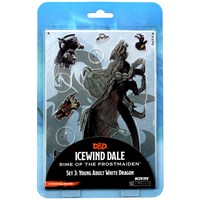 D&D Figur Idols 2D Icewind Dale Set 3 Young Adult White Dragon