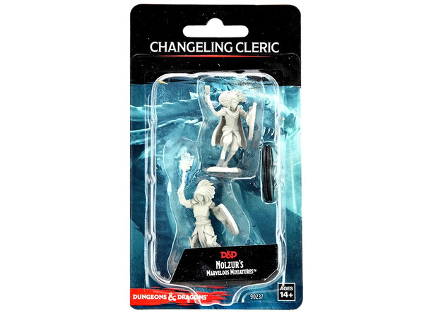 D&D Figur Nolzur Changeling Cleric Femal Nolzur's Marvelous Miniatures - Ej målad 