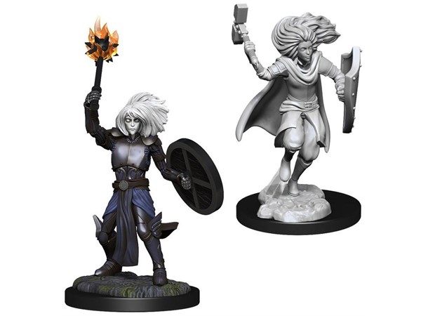 D&D Figur Nolzur Changeling Cleric Femal Nolzur's Marvelous Miniatures - Ej målad 