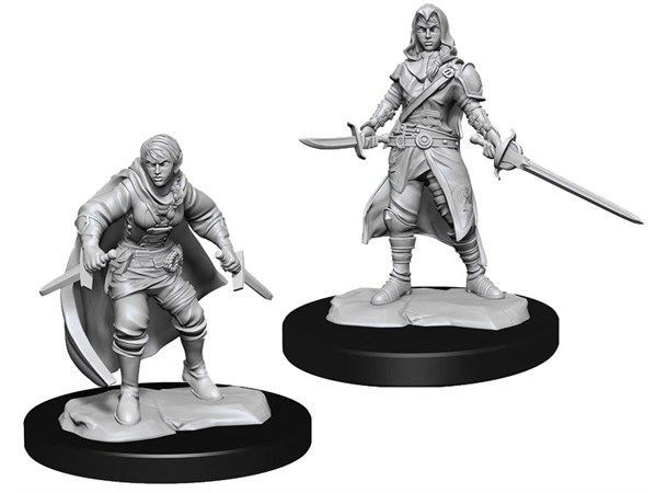 D&D Figur Nolzur Half-Elf Rogue Female Nolzur's Marvelous Miniatures - Ej målad 