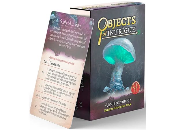 D&D Objects of Intrigue Underground Deck Dungeons & Dragons - Random Encounters 