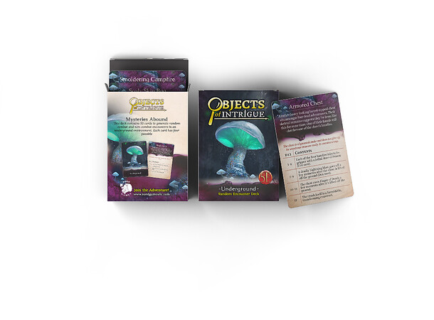 D&D Objects of Intrigue Underground Deck Dungeons & Dragons - Random Encounters 