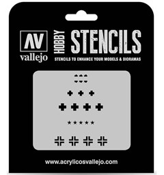 Hobby Stencils German WWII Tank Marking Vallejo