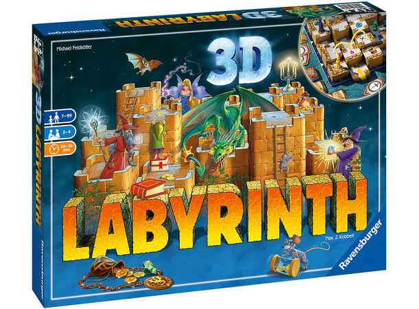 Labyrinth 3D Brädspel Svensk utgåva 