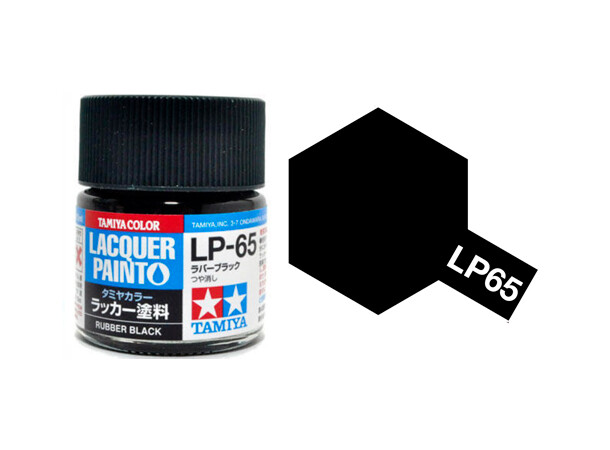 Lackfärg LP-65 Rubber Black Tamiya 82165 - 10ml