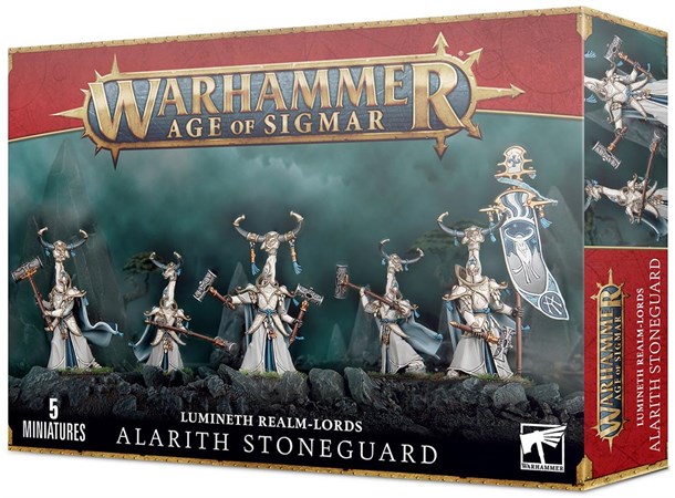 Lumineth Realm Lords Alarith Stoneguard Warhammer Age of Sigmar 