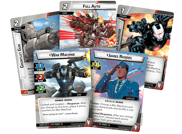 Marvel Champions TCG War Machine Exp Expansion Marvel Champions The Card Game 