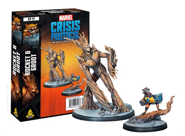 Marvel Crisis Protocol Rocket/Groot Exp Expansion till Marvel Crisis Protocol 