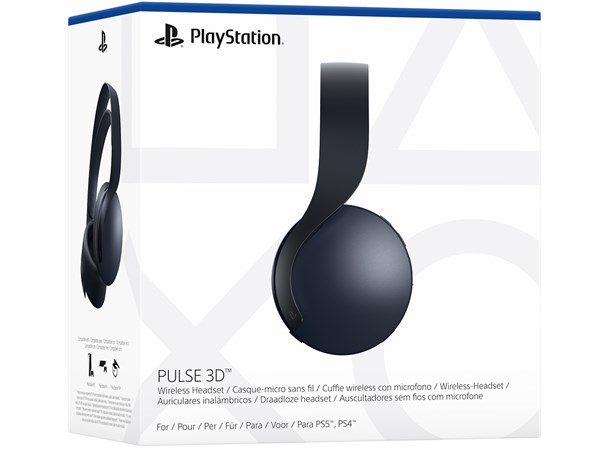 Playstation 5 Pulse 3D Headset Svart Trådlösa hörlurar för PlayStation 5 
