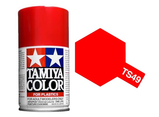 Tamiya Airspray TS-49 Bright Red Tamiya 85049 - 100ml 