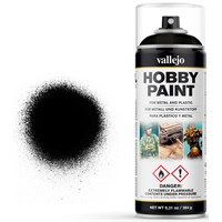 Vallejo Hobby Paint Spray Black 400ml Sprayburk - Surface Primer