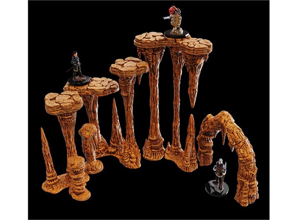 Warlock Tiles Stalactites & Stalagmites Caverns Accessory 