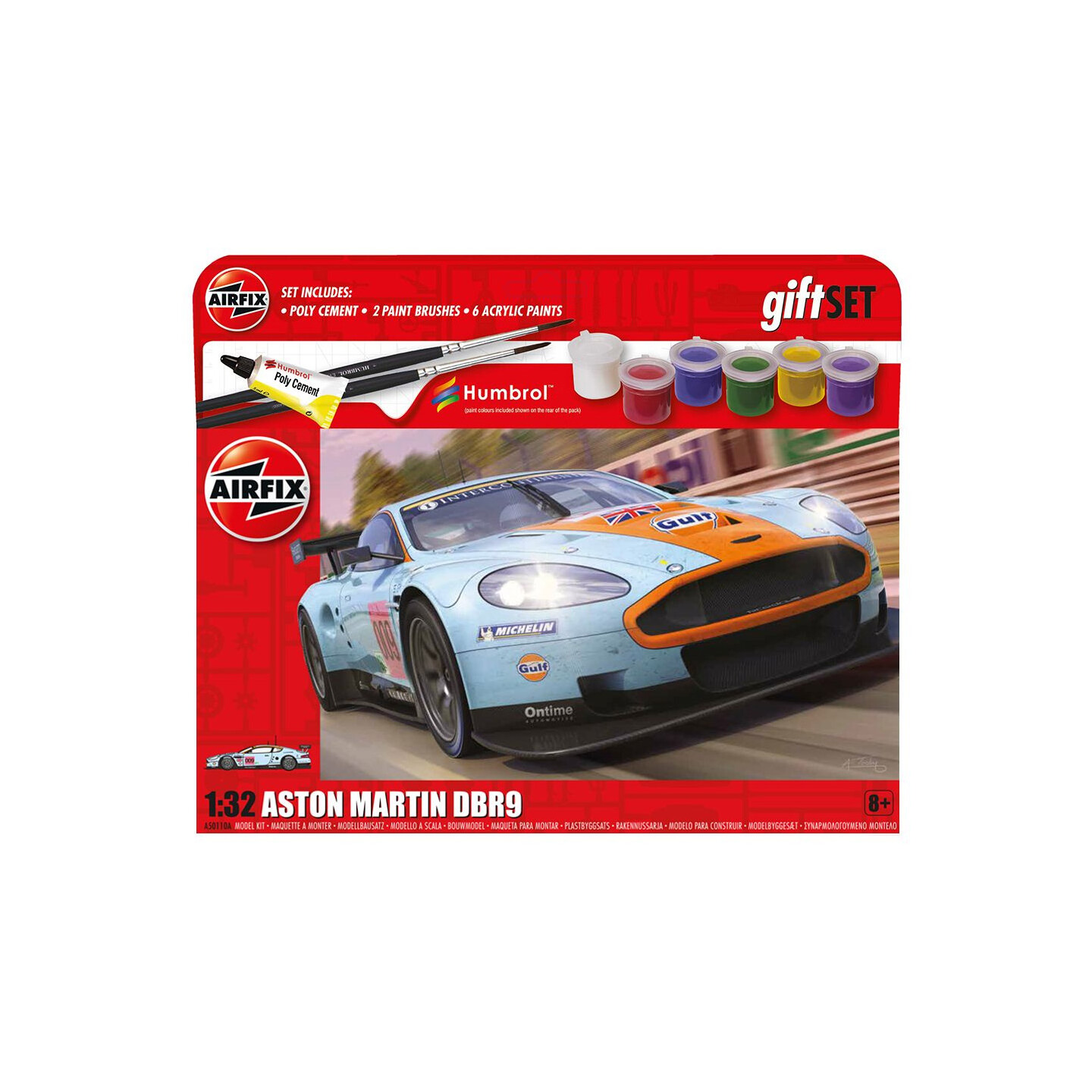 Aston Martin DBR9 Starter Set 15cm Airfix 1:32 Byggsats