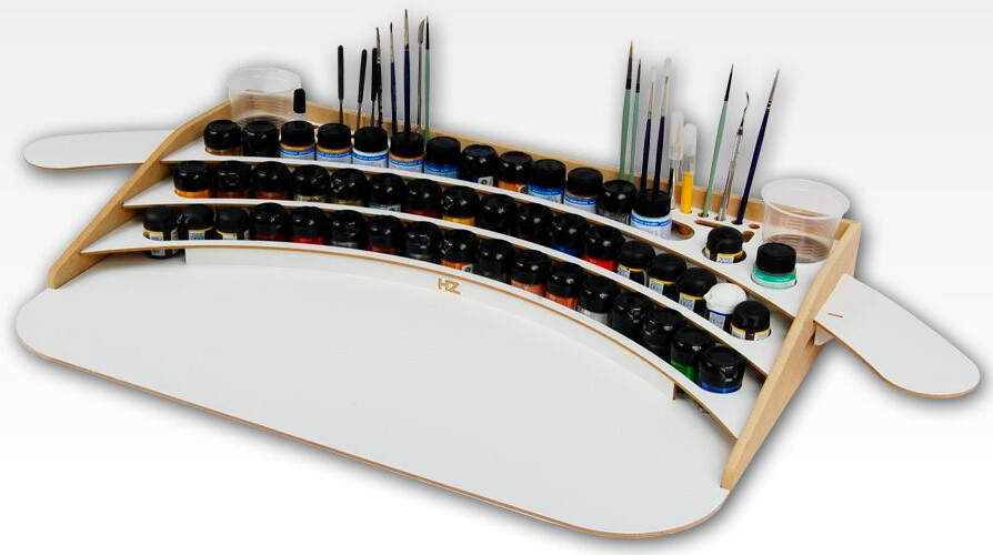 Hobbyzone Pro Paint Station - 36mm 60 x 40 x 6 cm - Plats för 50 målningar