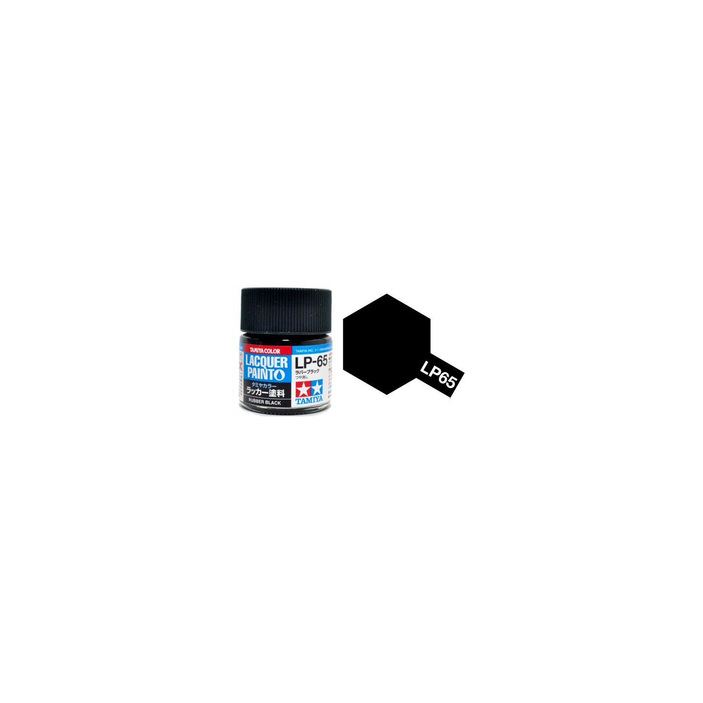 Lackfärg LP-65 Rubber Black Tamiya 82165 - 10ml