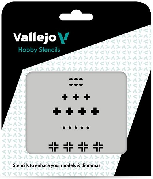 Hobby Stencils German WWII Tank Marking Vallejo