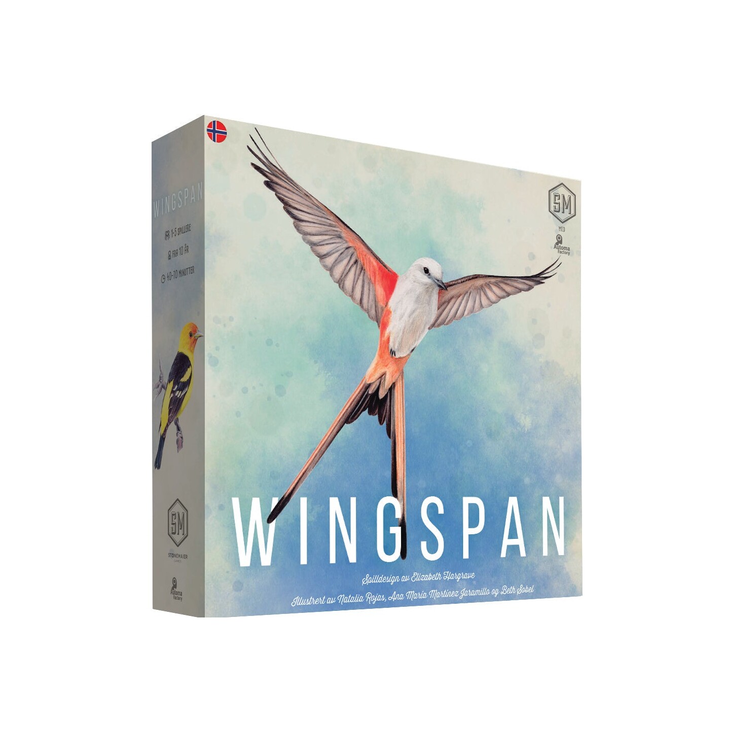 Wingspan 2nd Edition Brettspill - Norsk