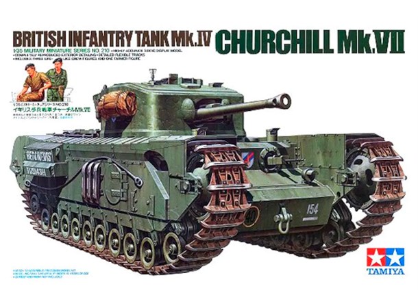 British Infantry Tank Mk.IV Churchill Tamiya 1:35 Byggsats - Mk.VII 