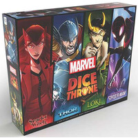 Dice Throne Marvel 4 Hero Box Brädspel Scarlet Witch / Thor / Loki / Spider-Man