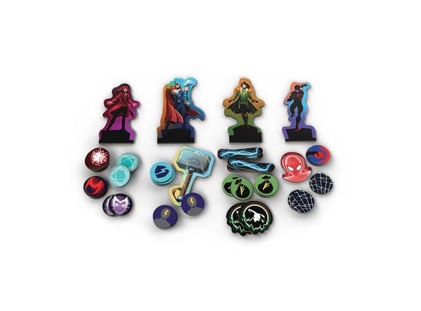 Dice Throne Marvel 4 Hero Box Brädspel Scarlet Witch / Thor / Loki / Spider-Man 