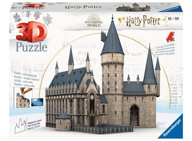 Harry Potter 3D Hogwarts 540 bitar Pussel - Ravensburger Puzzle 