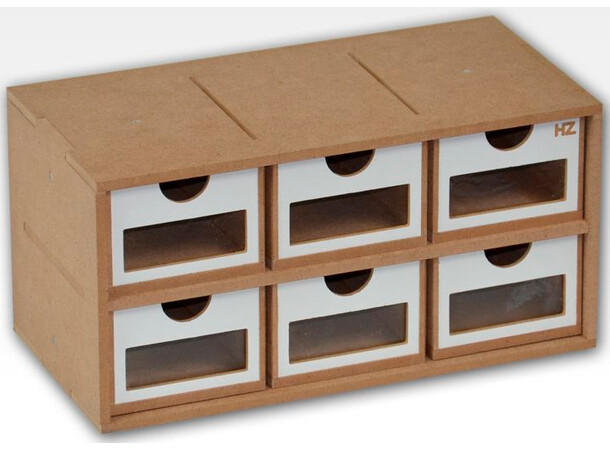 Hobbyzone Module OM01a 6x Drawers 6 lådor med fönster - 30 cm 