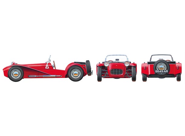 Lotus Super 7 Series II Tamiya 1:24 Byggsats 