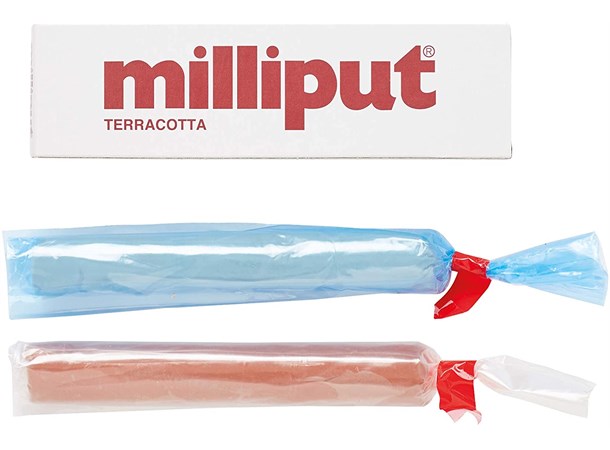 Milliput Putty Terracotta 113g Legendarisk 2-part epoxy putty 