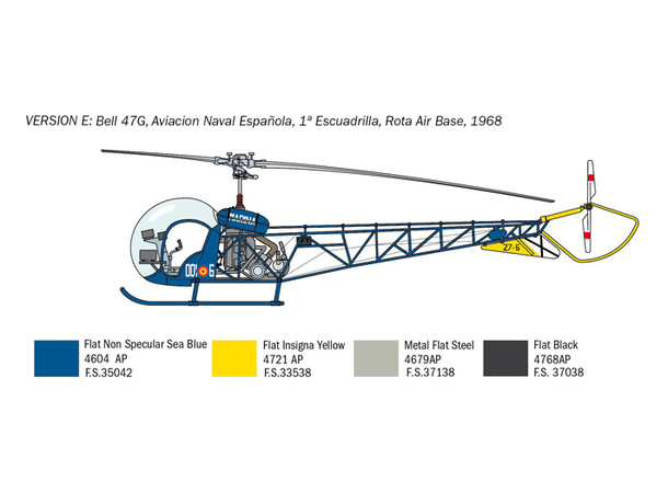 OH-13 Sioux Italeri 1:48 Byggsats 