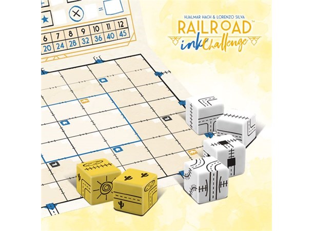 Railroad Ink Challenge Shining Yellow 