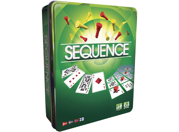 Sequence Travel Brädspel - Reseutgåva Svensk utgåva 