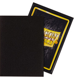 Sleeves Matte Black x100 66x91 Dragon Shield Kortskydd m/deckbox