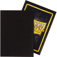 Sleeves Matte Black x100 66x91 Dragon Shield Kortskydd m/deckbox