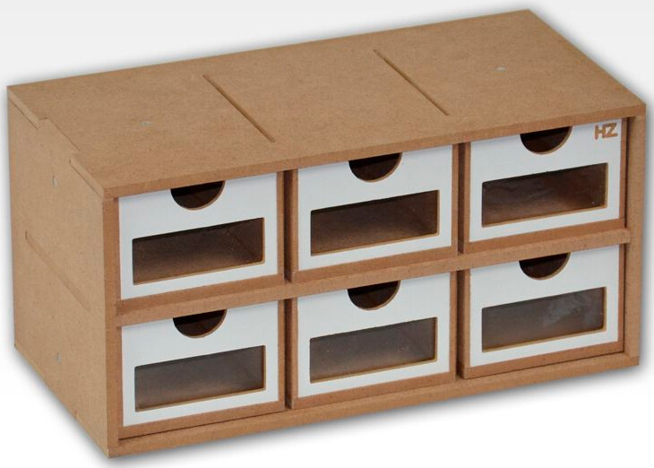 Hobbyzone Module OM01a 6x Drawers 6 lådor med fönster - 30 cm
